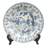 Antique 18th C. Blue and White Chinese Plate