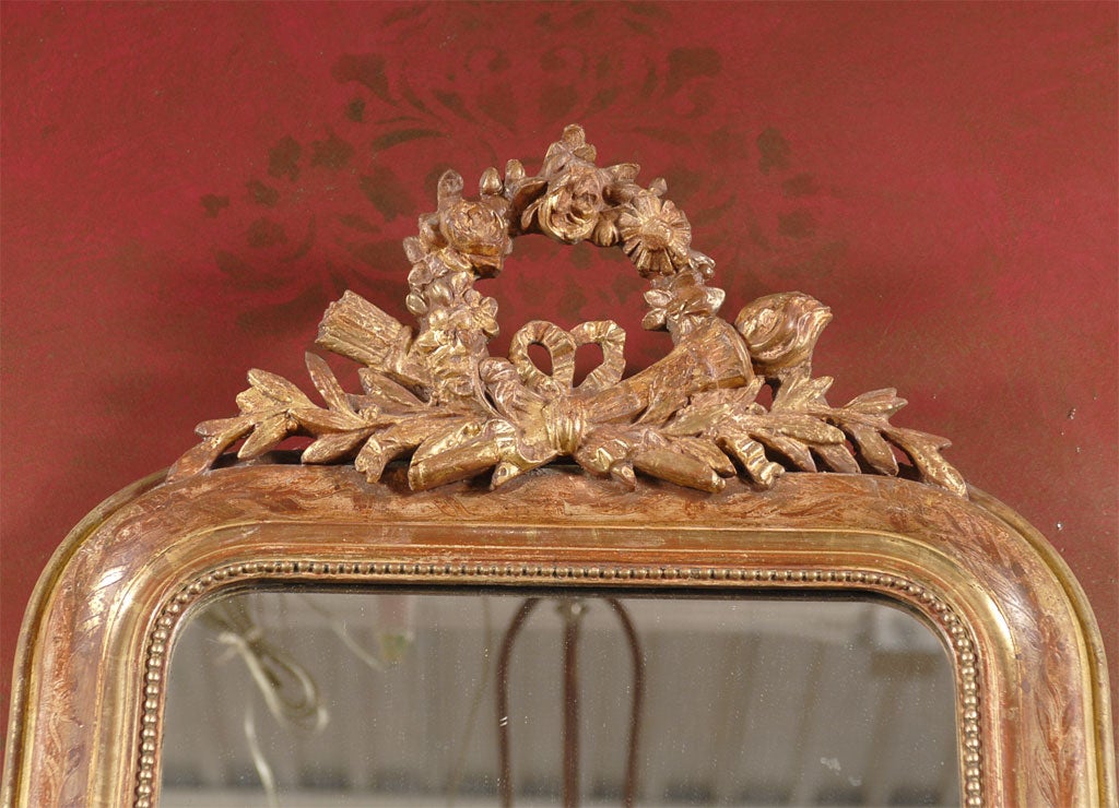 French Small Louis Philippe Mirror For Sale