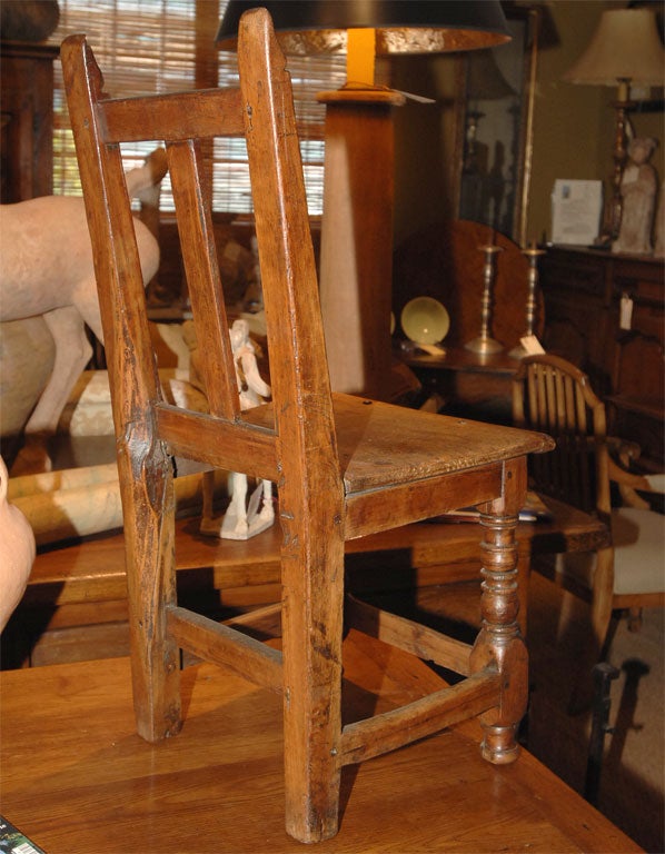 French Primitive Fireside Chair (reference # PAR51) For Sale 3