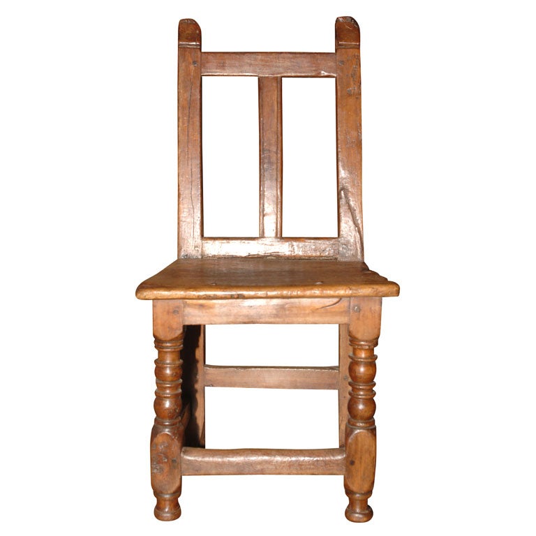 French Primitive Fireside Chair (reference # PAR51) For Sale