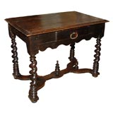 Louis XIV Walnut Side Table (reference # PAR5)
