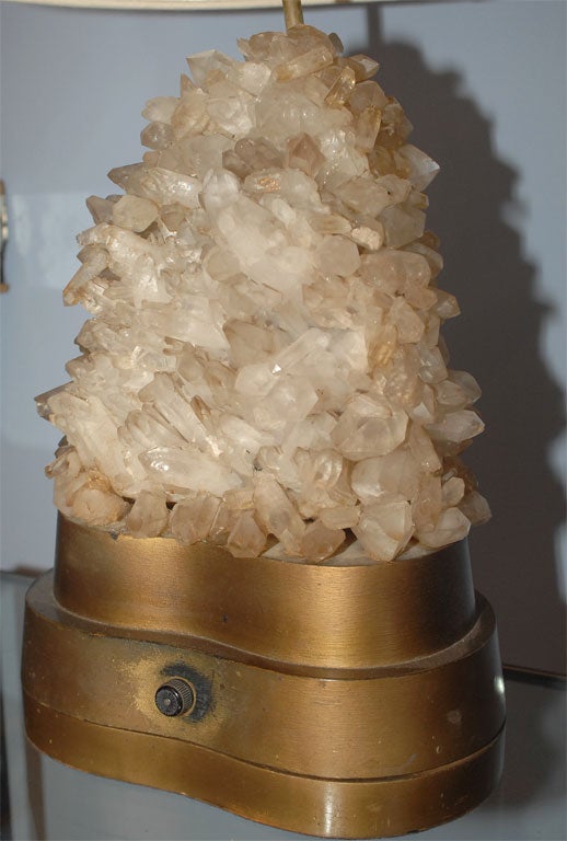 Pair of Rock Crystal Table Lamps 3
