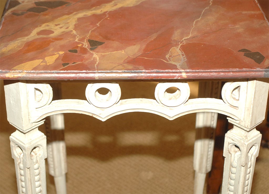 Wood Gustavian Table Swedish Table