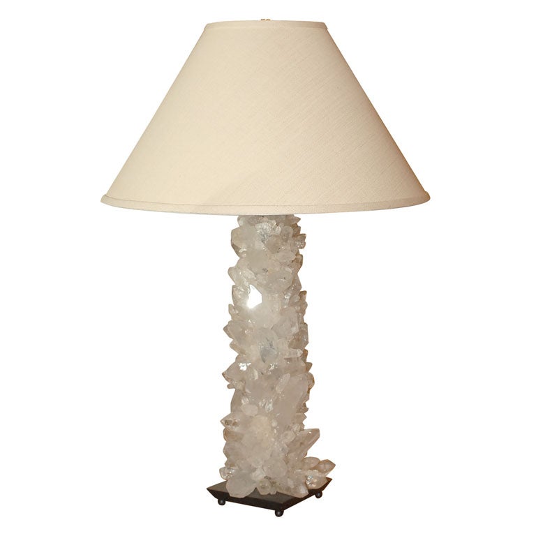 Rock Crystal Lamp at 1stDibs