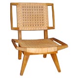Paul Laszlo Style Rattan Chair