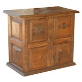 A Spanish Colonial Oak Cabinet