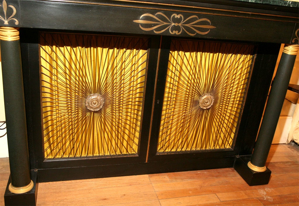 English Regency Style Console Cabinet
