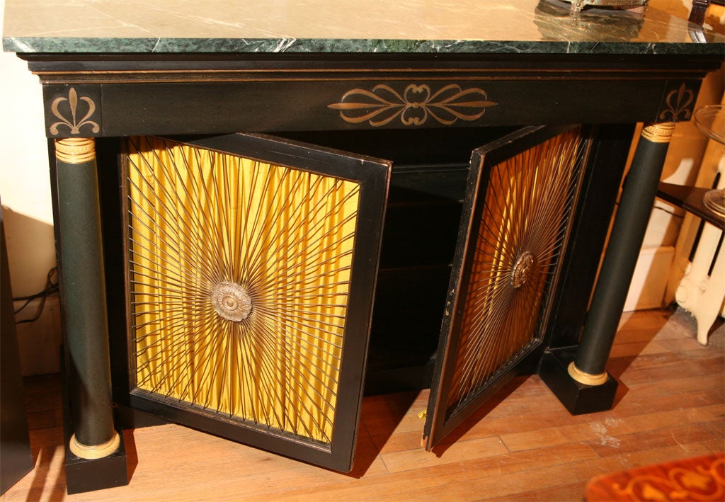 Regency Style Console Cabinet 3