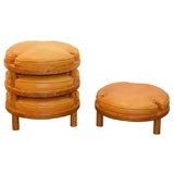 Stackable Stools in the Distant Style of Charlotte Perriand