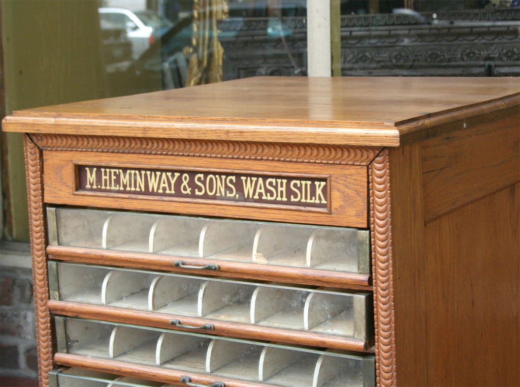 American Heminway & Sons Spool Cabinet