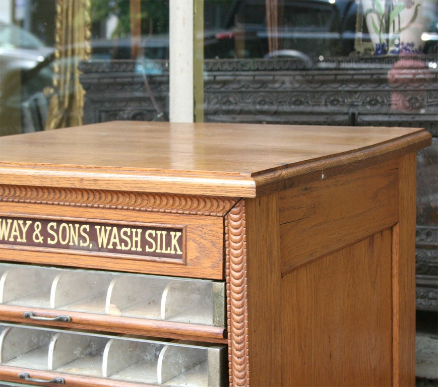 19th Century Heminway & Sons Spool Cabinet