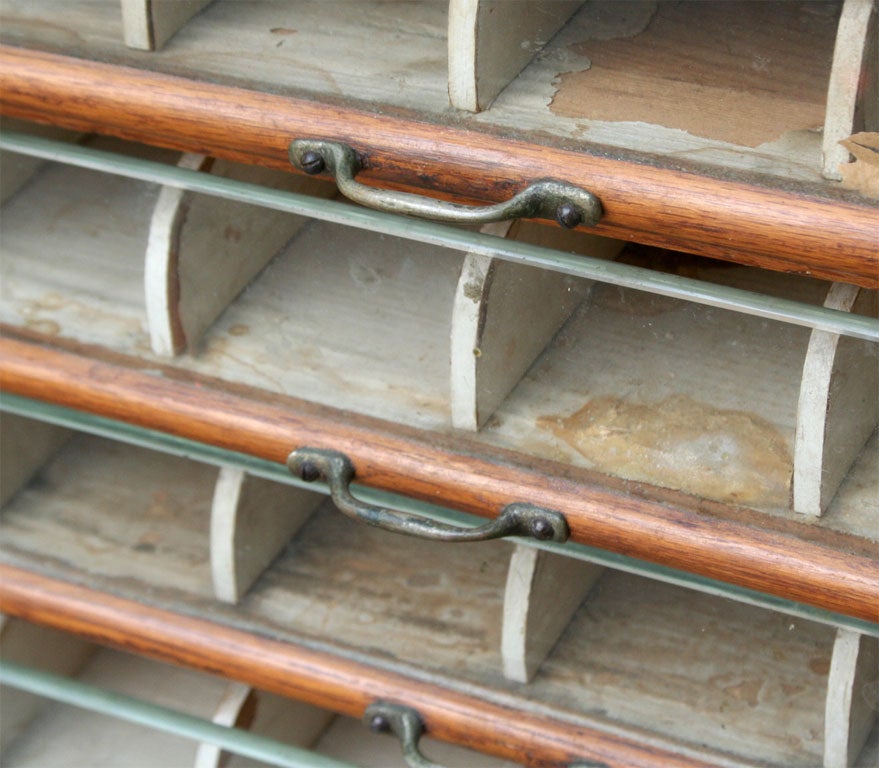 Oak Heminway & Sons Spool Cabinet