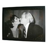 Christopher Makos Limited Edition Photo, " Liza & Andy Kissing."