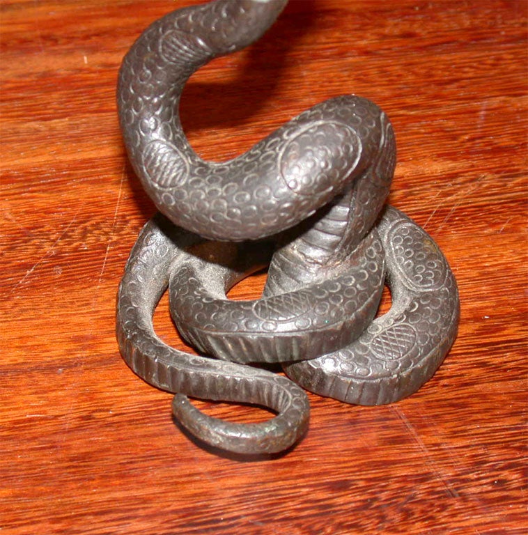 snake candleabra