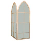 Gothic  Wooden Windows Hinged for a Screen