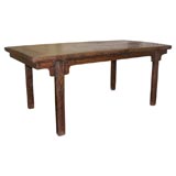 Antique Painting Leg Table