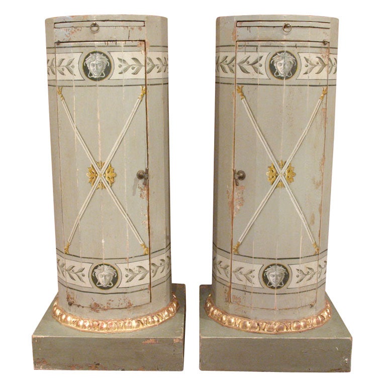 Pair of Itlaian Column Tables