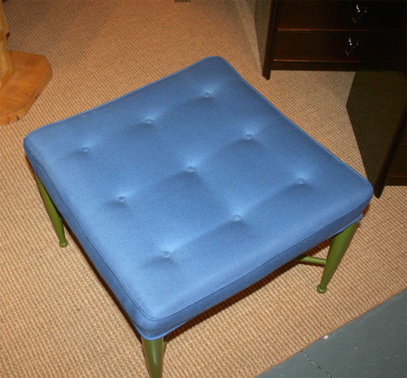 Mid-20th Century American Square 'Thebes' Ottoman by Edward Wormley for Dunbar Furniture Company For Sale