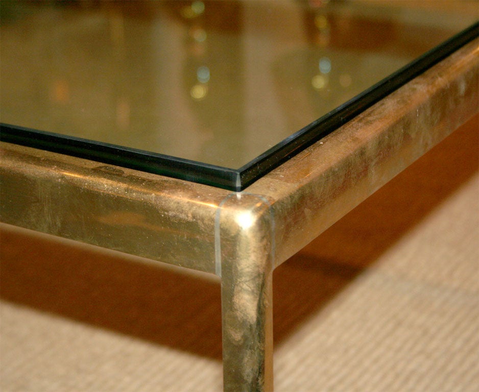 Modern American Exceptional Bronze and Glass Cocktail Table by Scope For Sale