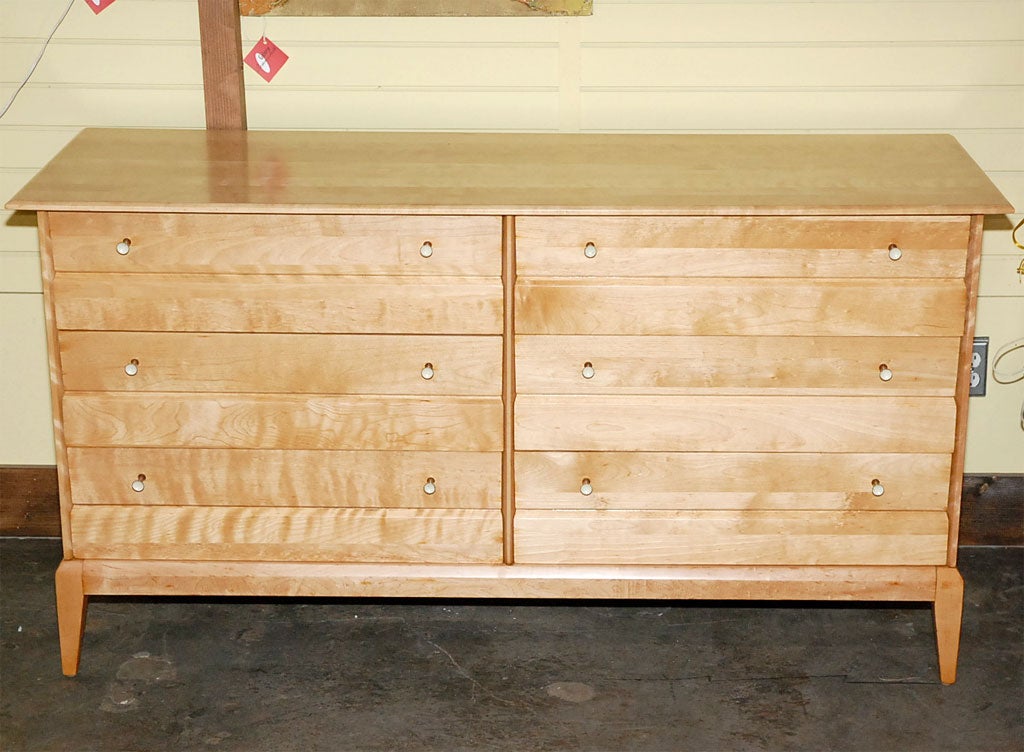 American Heywood Wakefield Solid Maple Dresser