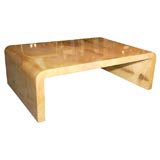 Suede Coffee Table