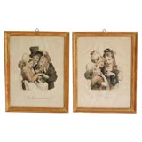 Pair of Signed, 19th C. French Prints