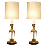 Pair of Lamps in the Style of James Mont