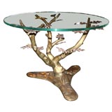 Bronze Coffee Table Modeled as a Tree, German 1940s