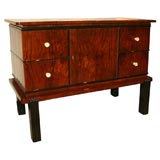 Art Deco Bookmatched Walnut Sideboard