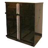 Ebonized Birch & Silver Leaf Chest by Grosfeld House