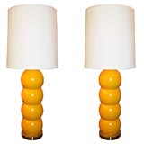 Retro 70's Stacked Ball Lamps