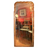 18th Century Queen Anne Walnut Mirror