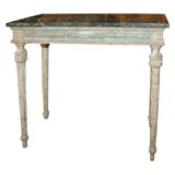 Painted Gustavian Console