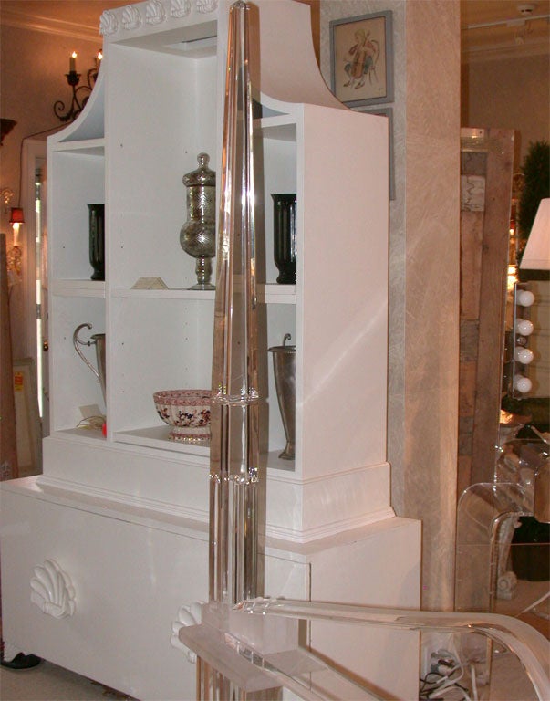 Spectacular Custom Made Lucite 4-Poster Bed 5