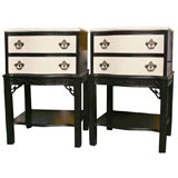 PR/HOLLYWOOD GLAMOUR CHINOISERIE STYLE NIGHTTABLES