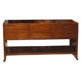 Elm Wood Console Table w/Drawers