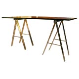 Vintage "Sawhorse" Table or Console