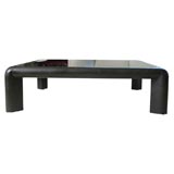 INCREDIBLE SIGNED KARL SPRINGER 5' SQUARE COFFEE TABLE