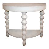 Demi-Lune Console in the Manner of Jean-Michel Frank