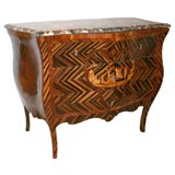 18th Century Italian Intarsia and Parquetry Commode