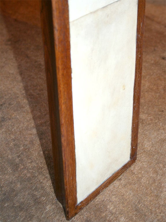 1940'S Parchment Inlaid Table in the Manner of Jean-Michel Frank