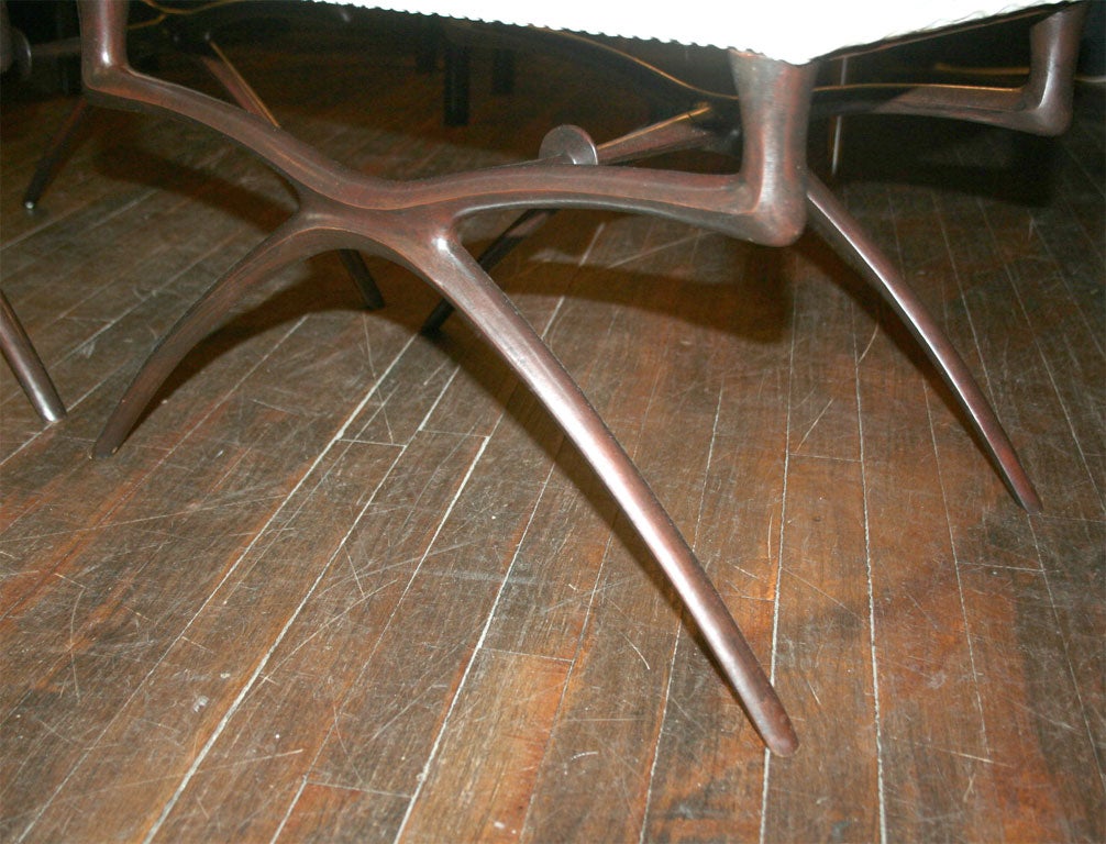 French Pair Sculptural Benches by Alexandre Logé