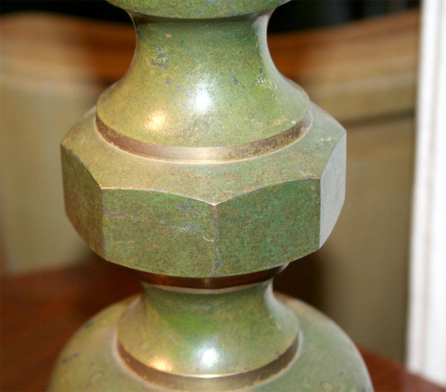 Mid-20th Century Bronze Table Lamp by Abel Sorrenson