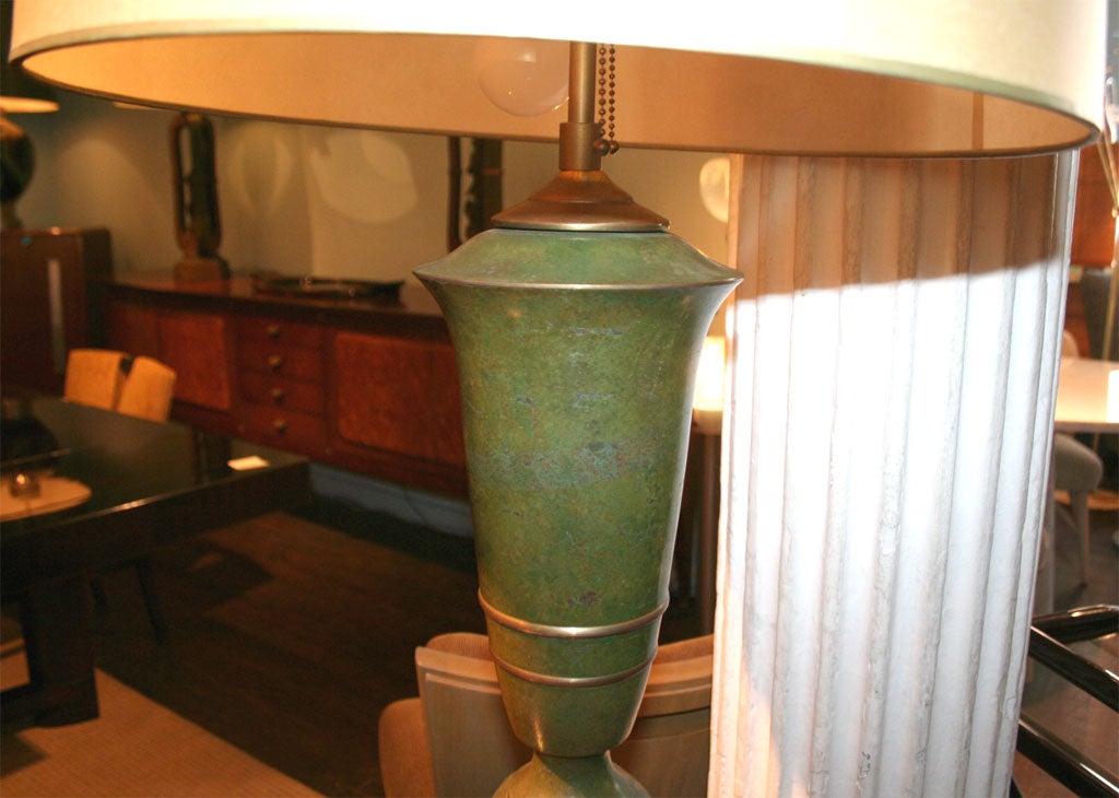 Bronze Table Lamp by Abel Sorrenson 1