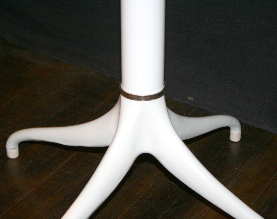 American Custom Design Pedestal Console Table by Paul Laszlo