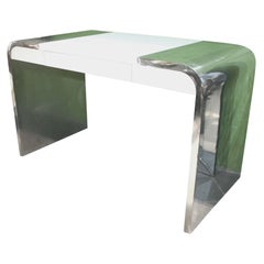 Chrome Curved Desk