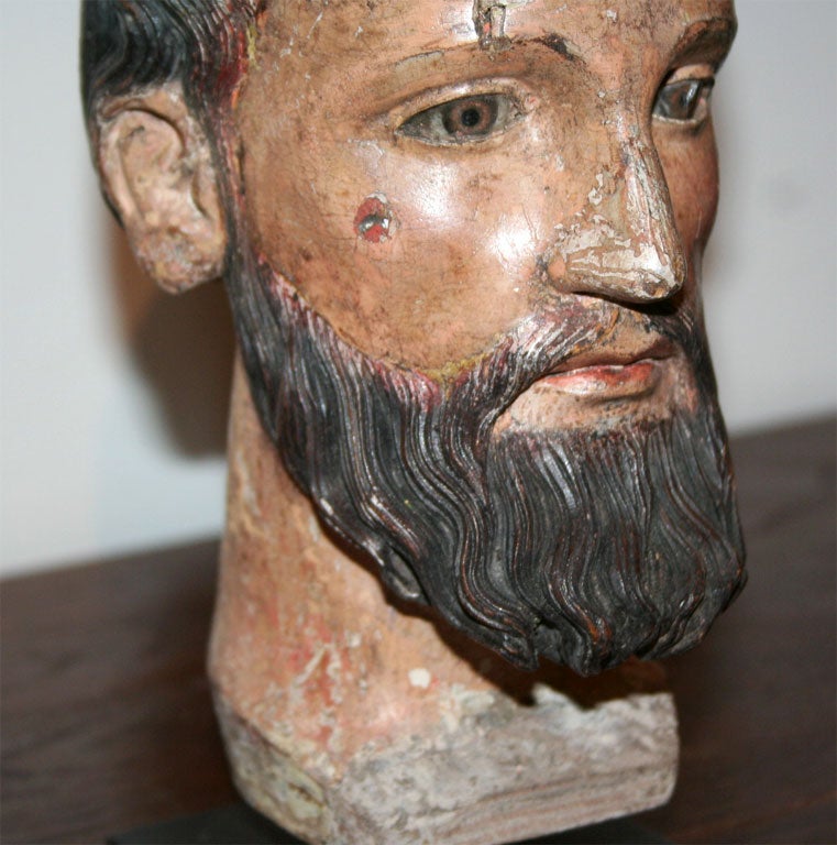 Wood Santo Head