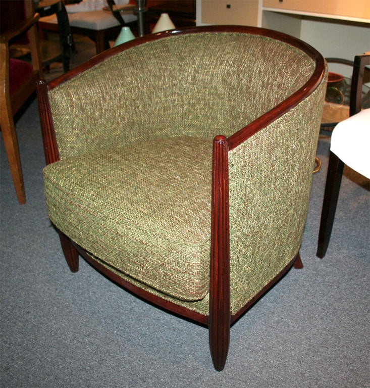 Barrel-back Art Deco Bergere