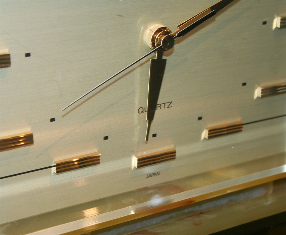 Mid-20th Century Bakelite Mantel Clock by Meisei