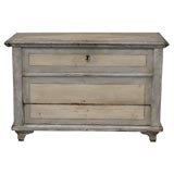 19thC CONTINENTAL PAINTED TRUNK